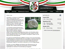 Tablet Screenshot of mecklenburgia.de